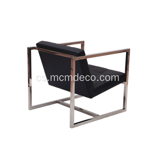 Úhlová křesla z nerezové oceli Lounge Chair